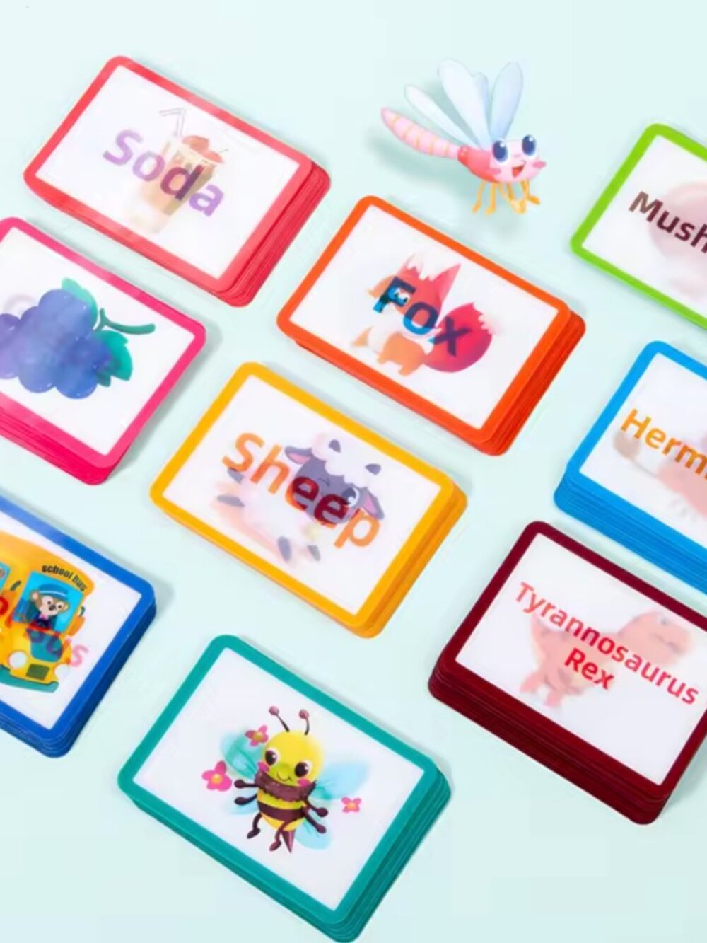 100pc 3D Animal Flash Cards, Montessori AR Learning Toy - Picture 6 of 13